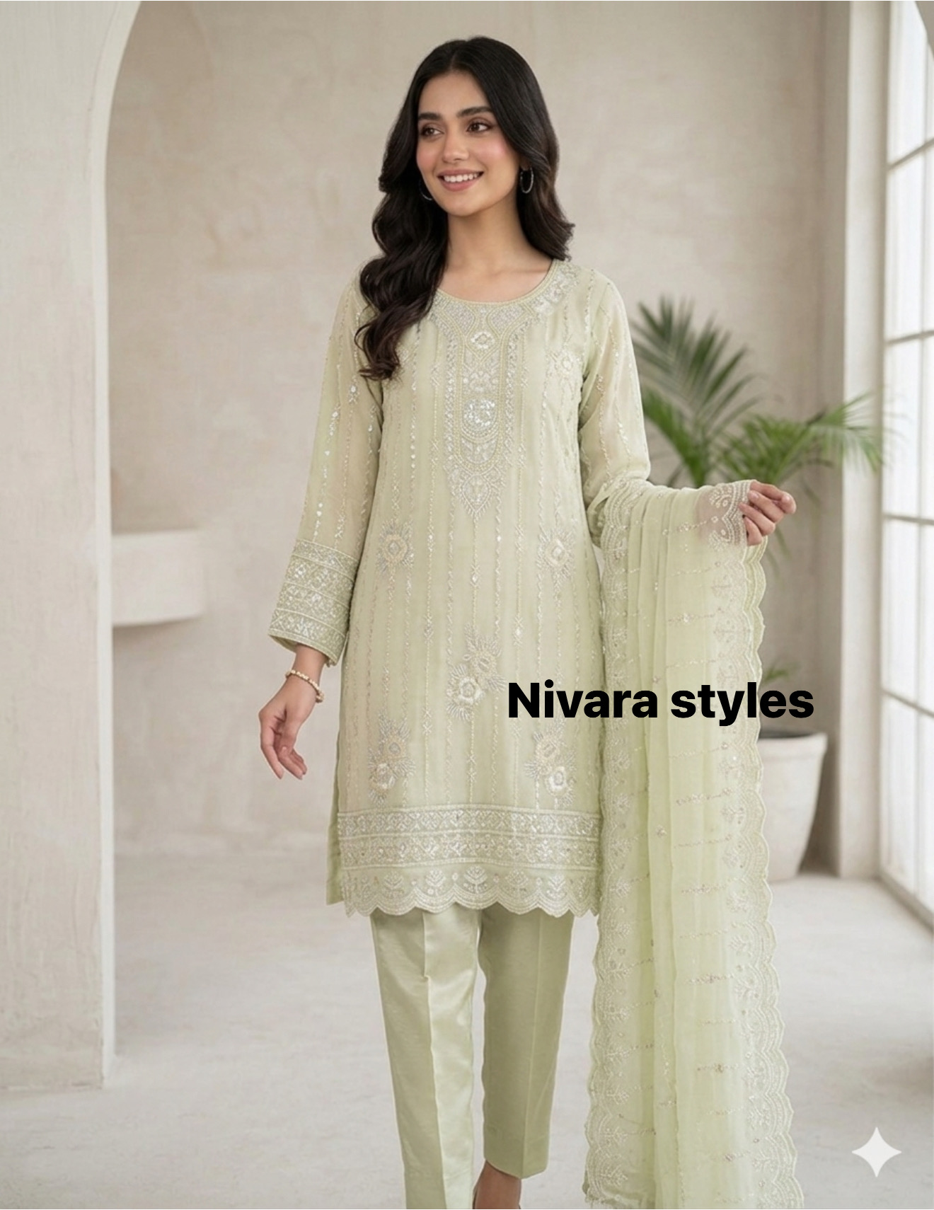 Original Indian jarjet 3 piece